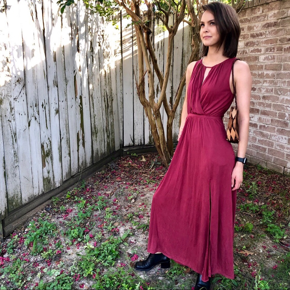 GARNET SURPLICE TERRA MAXI by moulinette soeurs